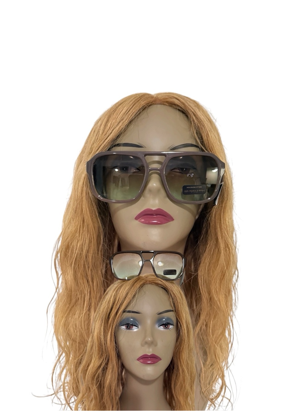 House of Harlow 1960 Oversized Sunglasses with Brown Gradient Lenses